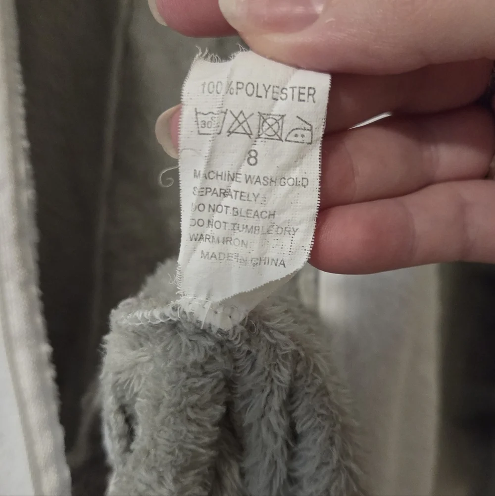 Plush‎ Bunny Rabbit One Piece Easter Spring Kid's Gray Costume Cozy Sleepwear